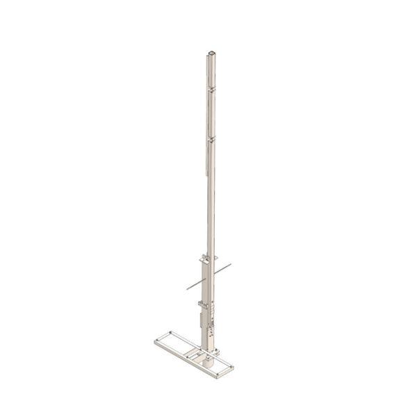 Tower Side Accessory Platform with Brackets